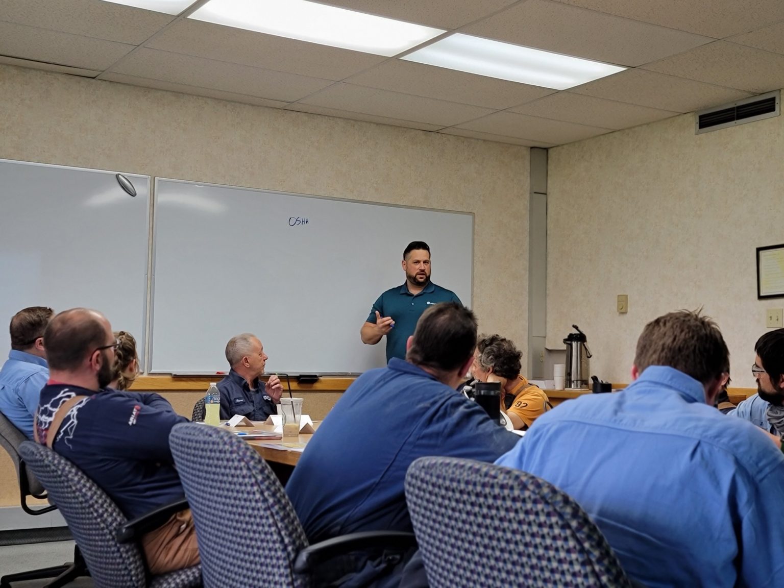 ElecTrain instructor leading an electrical safety class