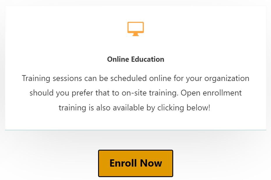 Read more about the article Open Enrollment for Live Online Training Sessions!